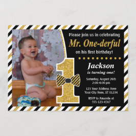 Invitación de cumpleaños con foto