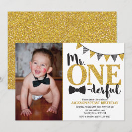 Invitación de cumpleaños con foto