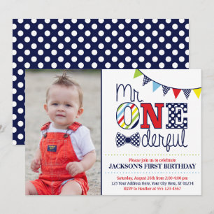 Invitación de cumpleaños con foto