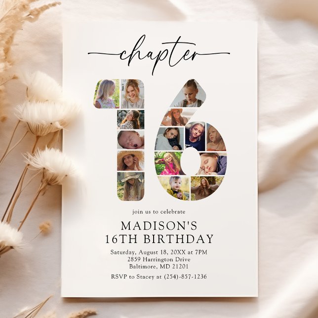 Invitación de cumpleaños con foto del capítulo Swe (Subido por el creador)