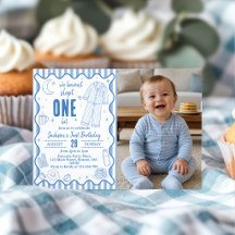 Invitación de cumpleaños con foto No hemos dormido