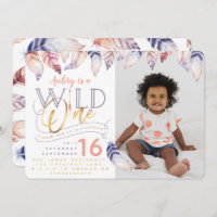 Invitación de cumpleaños con fotos de un efecto or