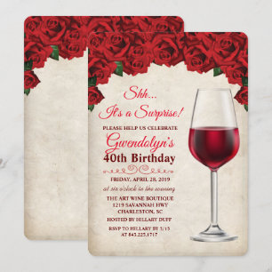 Invitación de cumpleaños con luces de cuerda para
