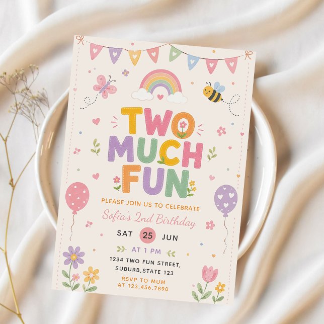 Invitación de cumpleaños con mucha diversión (Subido por el creador)