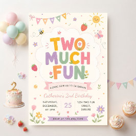 Invitación de cumpleaños con mucha diversión