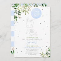 Invitación de cumpleaños conejito algunos cumpleañ