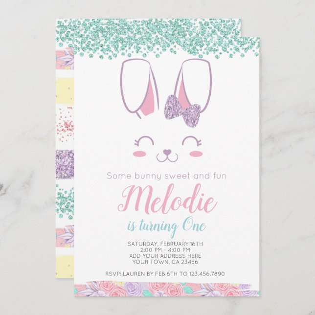 Invitación de cumpleaños conyugal, cualquier edad, (Anverso / Reverso)