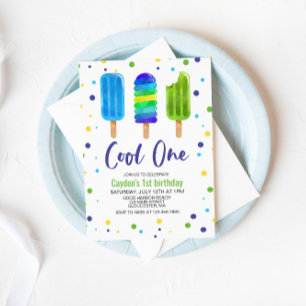 Invitación de cumpleaños Cool One 1er