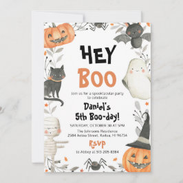 Invitación de cumpleaños cute Halloween Spooktacul