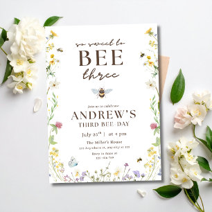 Invitación de cumpleaños de Abejorro Cumpleaños nú