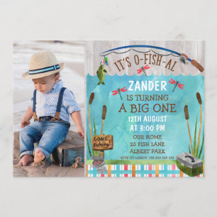 Invitación de cumpleaños de acuarela Ofishally