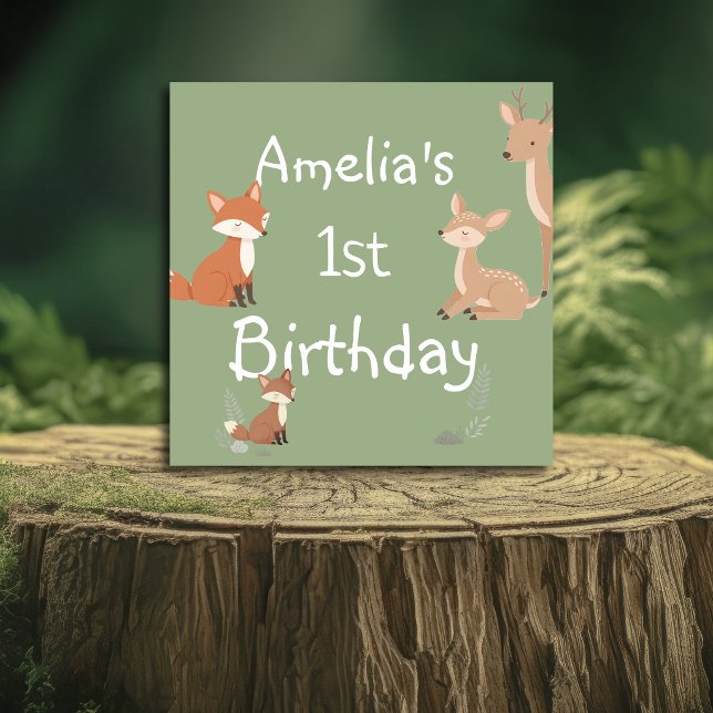 Invitación de cumpleaños de adorables amigos del b (Subido por el creador)