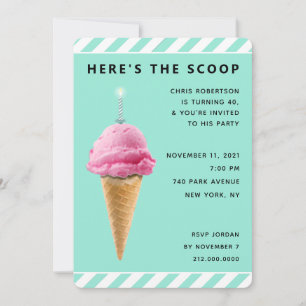 Invitación de cumpleaños de adulto