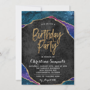Invitación de cumpleaños de Agate