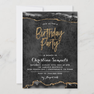 Invitación de cumpleaños de Agate