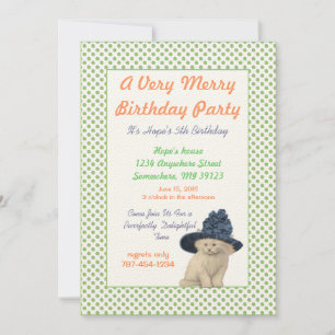 Invitación de Cumpleaños de Alicia en el País de l