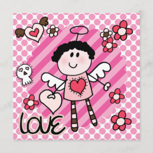 Invitación de cumpleaños de Angels y Devils