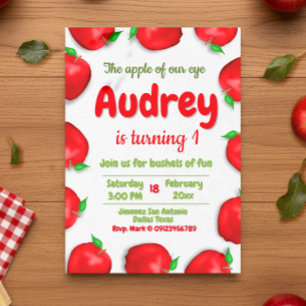 Invitación de cumpleaños de Apple