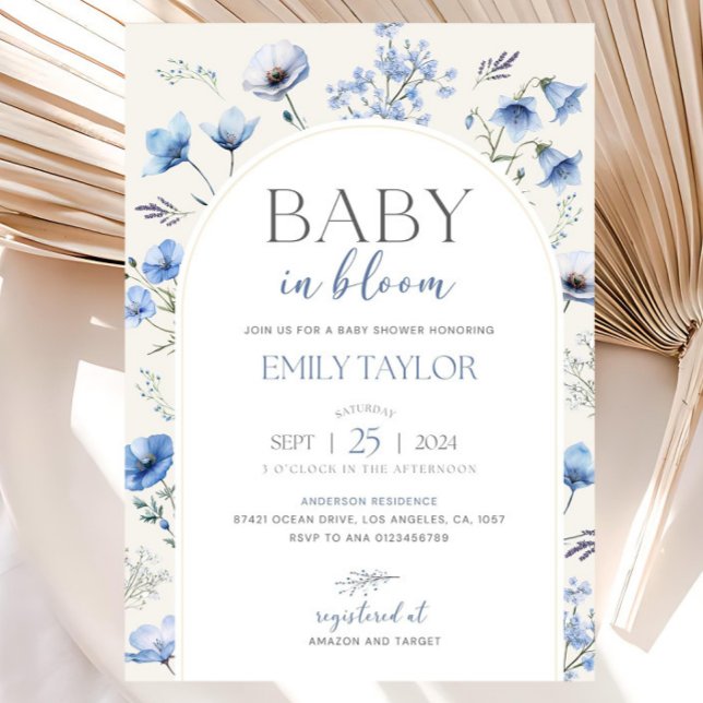 Invitación de Cumpleaños de Baby Shower Editable N (Subido por el creador)