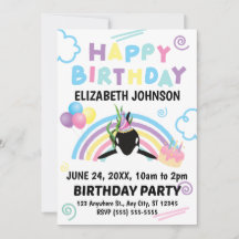 Invitación de Cumpleaños de Ballena Orca