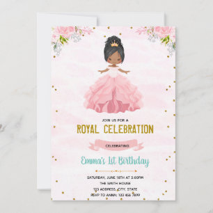 Invitación de cumpleaños de Ballerina Princess