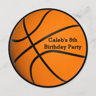 Invitación de Cumpleaños de Baloncesto