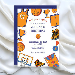 Invitación de cumpleaños de baloncesto