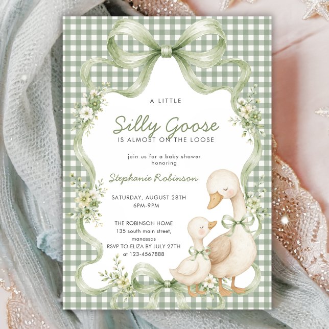 Invitación de Cumpleaños de Bebé Coquette Bow Sill (Subido por el creador)