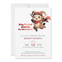 Invitación de Cumpleaños de Bebé Cordero Lindo de