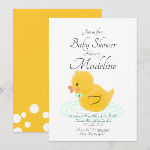 Invitación de Cumpleaños de Bebé Dibujada a Mano c
