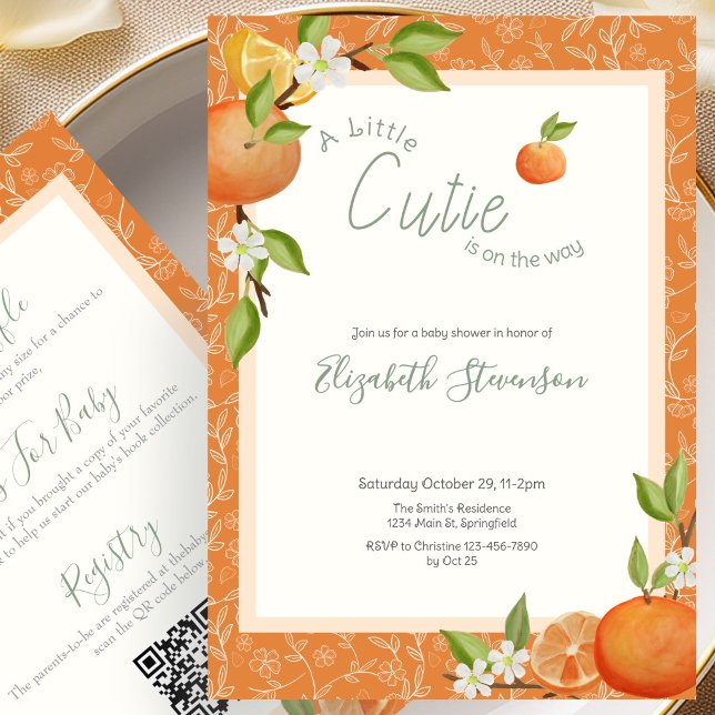 Invitación de Cumpleaños de Bebé Little Cutie a Do (Subido por el creador)