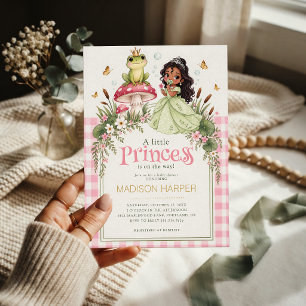 Invitación de Cumpleaños de Bebé para una Princesi