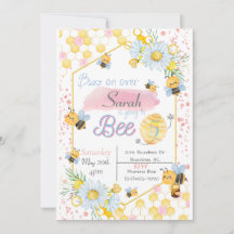Invitación de cumpleaños de Bee