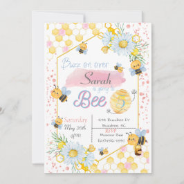 Invitación de cumpleaños de Bee