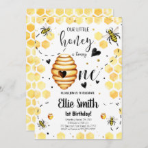 Invitación de cumpleaños de Bee
