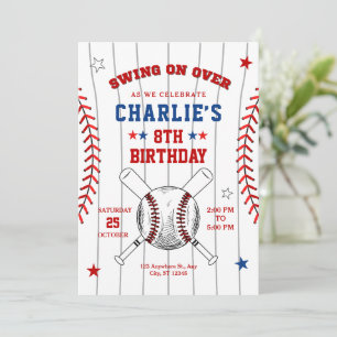 Invitación de cumpleaños de béisbol, Invitación de