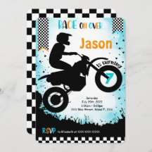 Invitación de cumpleaños de bicicleta editable