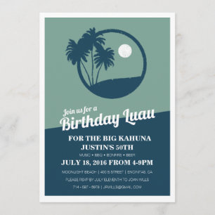 Invitación de cumpleaños de Big Kahuna BBQ