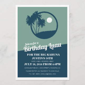 Invitación de cumpleaños de Big Kahuna BBQ