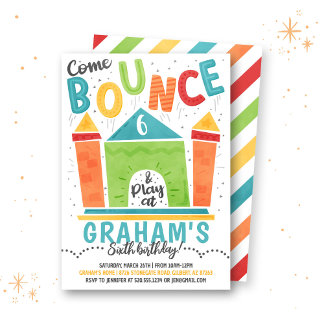 Invitación de cumpleaños de Bonza House