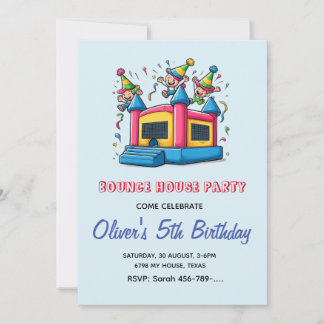 Invitación de cumpleaños de Bonza House | Casa de