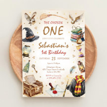 Invitación de cumpleaños de Brujas Hechiceras el E