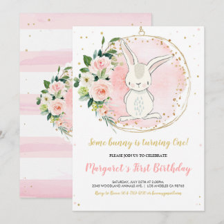 Invitación de cumpleaños de Bunny
