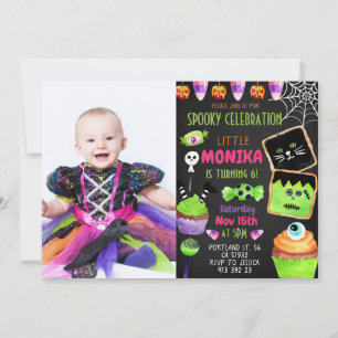 Invitación de cumpleaños de Candy Cookies de Hallo
