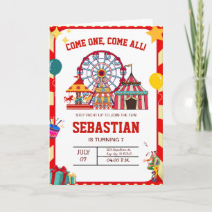Invitación de cumpleaños de Carnaval, Cumpleaños d