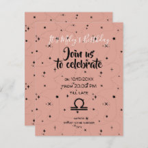 invitación de cumpleaños de celebridades negras de