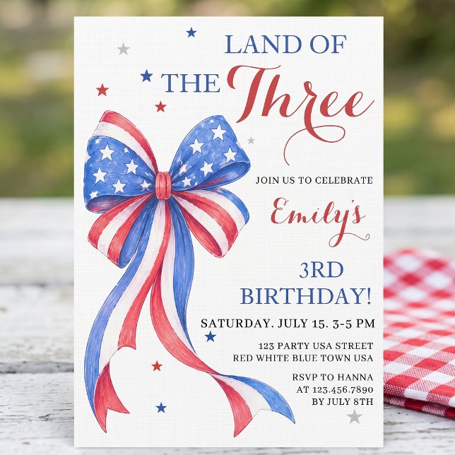 Invitación de cumpleaños de chica totalmente ameri (Subido por el creador)