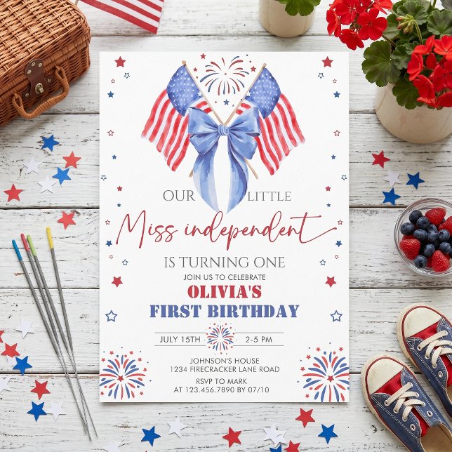 Invitación de cumpleaños de chica totalmente ameri (Subido por el creador)