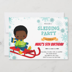 Invitación de cumpleaños de chico con plomo