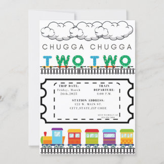 Invitación de cumpleaños de Chugga Chuo Cho